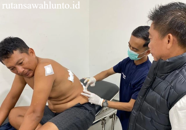 Kepala Dusun Lampung Selatan Dibacok